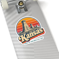 Kansas Monument Rocks Sticker