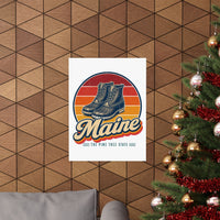 Maine Duck Boots Poster