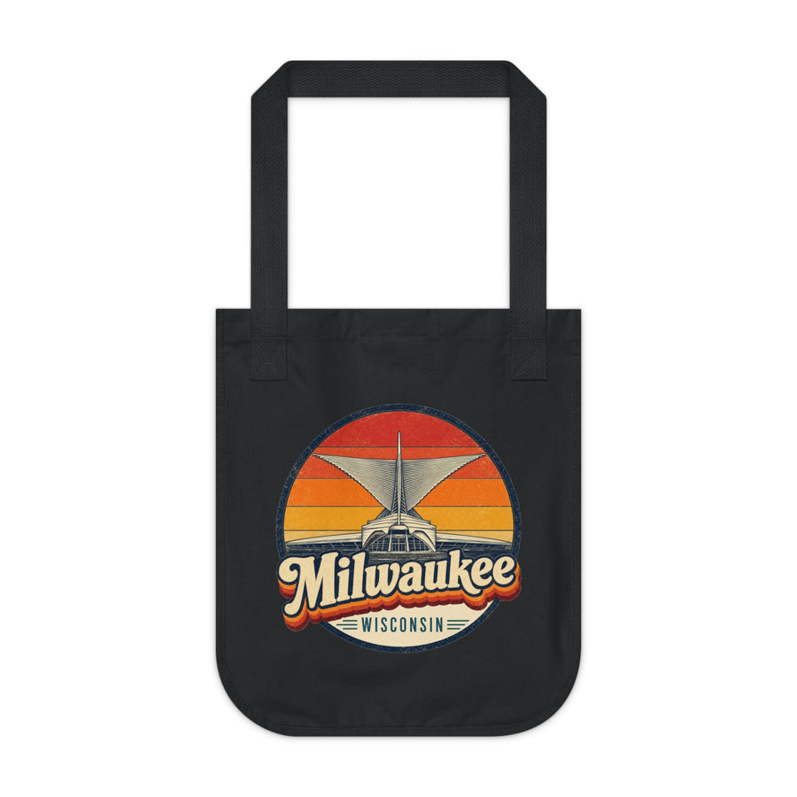 Milwaukee Retro Sunset Tote Bag