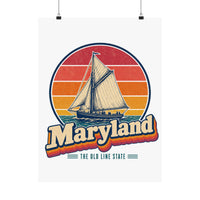 Maryland Skipjack Sailboat Poster