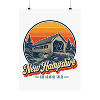 New Hampshire Covered Bridge Poster