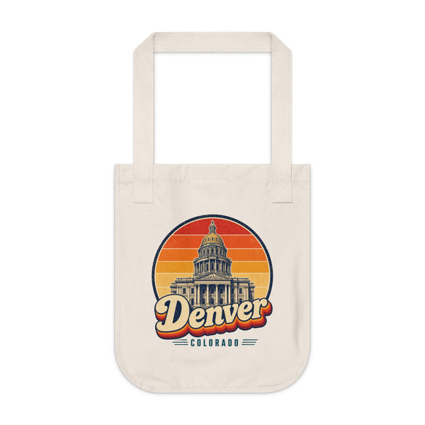 Denver Retro Sunset Tote Bag