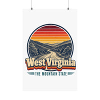 West Virginia Country Roads Poster