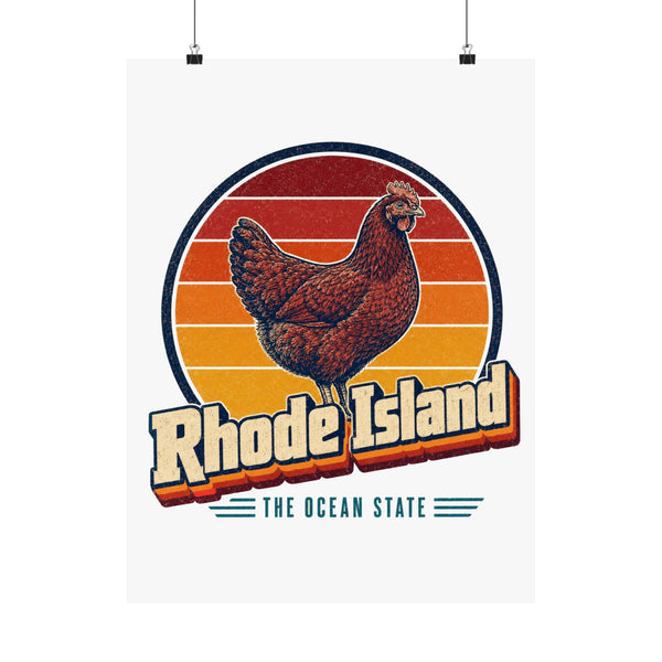 Rhode Island Rhode Island Red Hen Poster