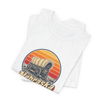 Nebraska Oregon Trail Covered Wagon Tee