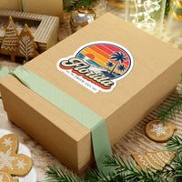 Florida Palm Trees And Beach Sticker