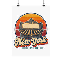 New York Broadway Marquee Poster