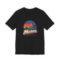 Maine Retro Sunset Tee