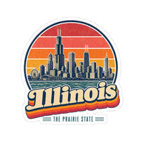 Illinois Chicago Skyline Sticker