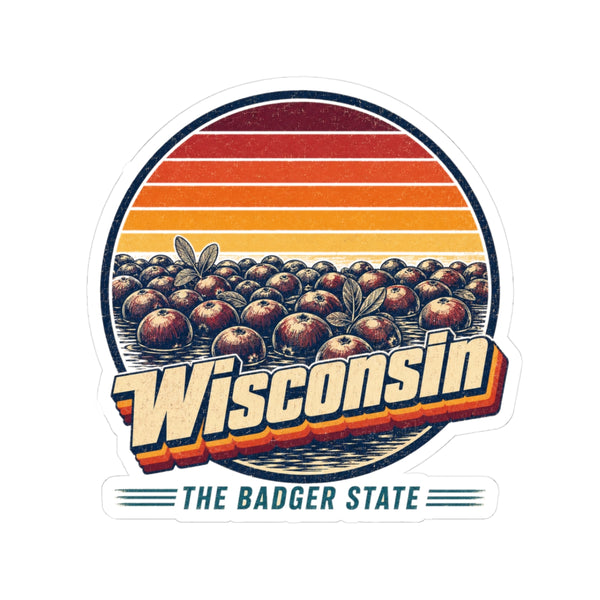 Wisconsin Cranberry Bog Sticker