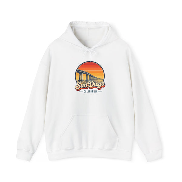 San Diego Retro Sunset Hoodie