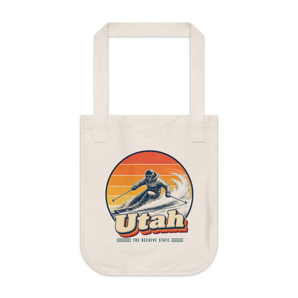 Utah Powder Skiing Tote Bag