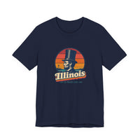 Illinois Lincoln Stovepipe Hat Tee