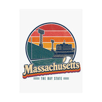 Massachusetts Classic Boston Baseball Poster