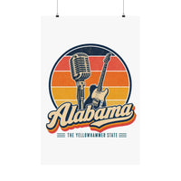 Alabama Muscle Shoals Music Poster