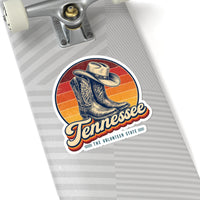 Tennessee Cowboy Boots Hat Sticker