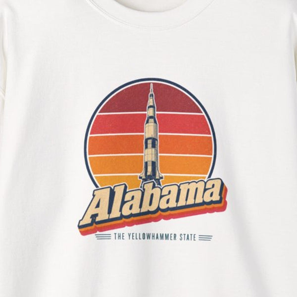 Alabama Saturn V Rocket Sweatshirt