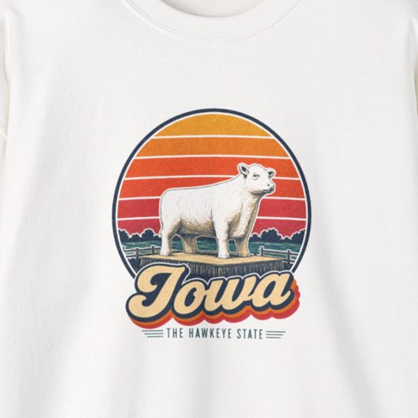 Iowa State Fair Butter Cow Sweatshirt