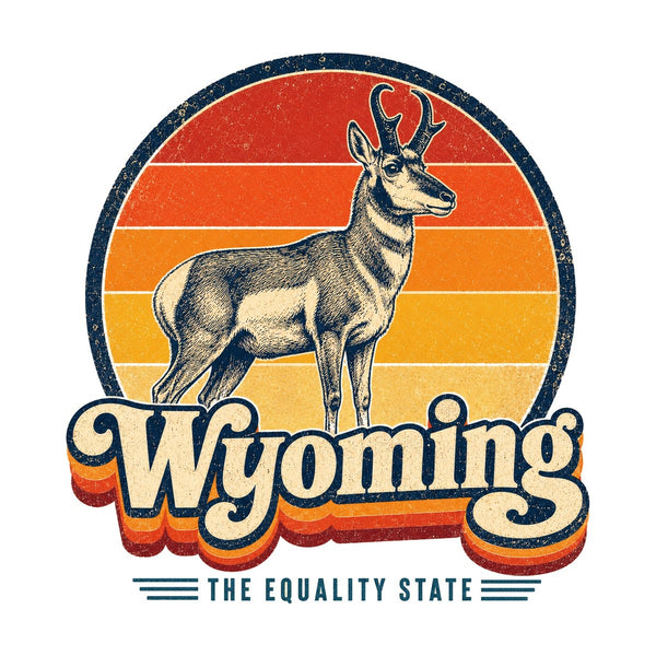 Wyoming Pronghorn Antelope Tee