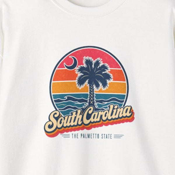 South Carolina Retro Sunset Sweatshirt