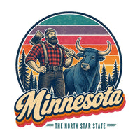 Minnesota Paul Bunyan And Babe Tee