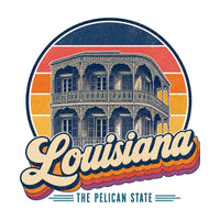 Louisiana French Quarter Balconies Tee