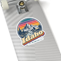 Idaho Retro Sunset Sticker