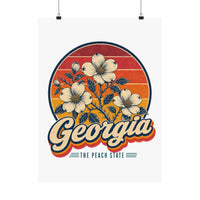 Georgia Cherokee Rose Poster