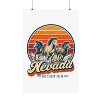Nevada Wild Mustangs Poster