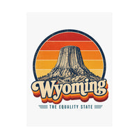 Wyoming Devils Tower Poster