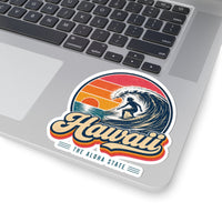 Hawaii Big Wave Surfing Sticker