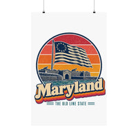 Maryland Fort Mchenry Flag Poster