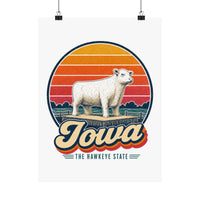Iowa State Fair Butter Cow Poster