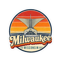 Milwaukee Retro Sunset Sticker