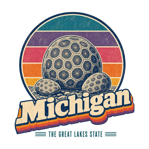 Michigan Petoskey Stone Tee