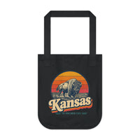 Kansas Buffalo On Prairie Tote Bag