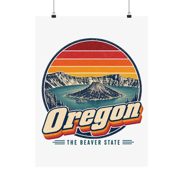 Oregon Crater Lake Poster