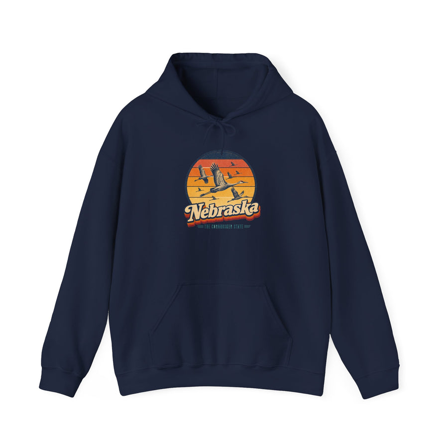 Nebraska Sandhill Crane Migration Hoodie