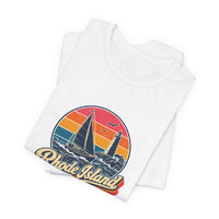 Rhode Island Retro Sunset Tee