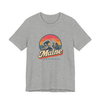 Maine Crashing Surf On Granite Tee