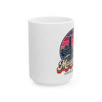 Massachusetts Retro Sunset Mug