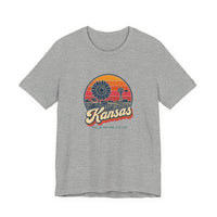 Kansas Retro Sunset Tee