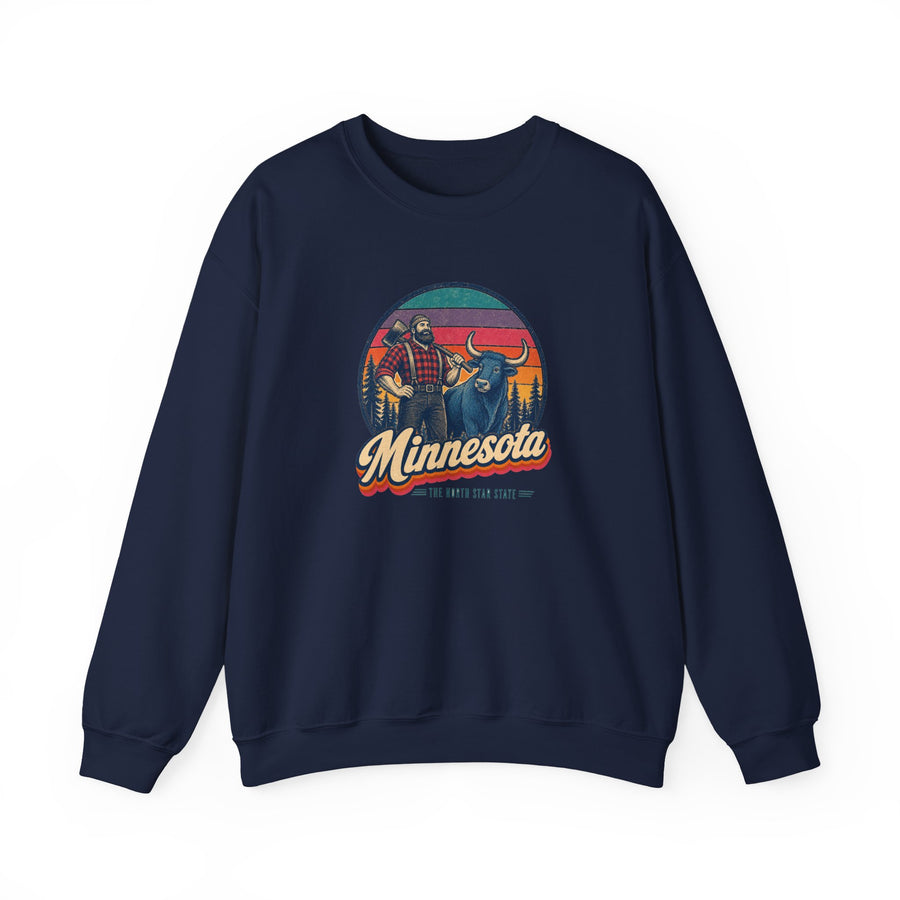 Minnesota Paul Bunyan And Babe Sweatshirt