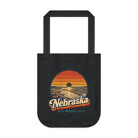 Nebraska Platte River Sunset Tote Bag
