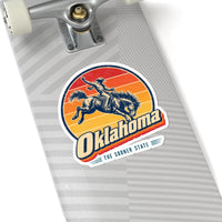 Oklahoma Rodeo Cowboy Sticker