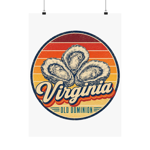 Virginia Chesapeake Oysters Poster