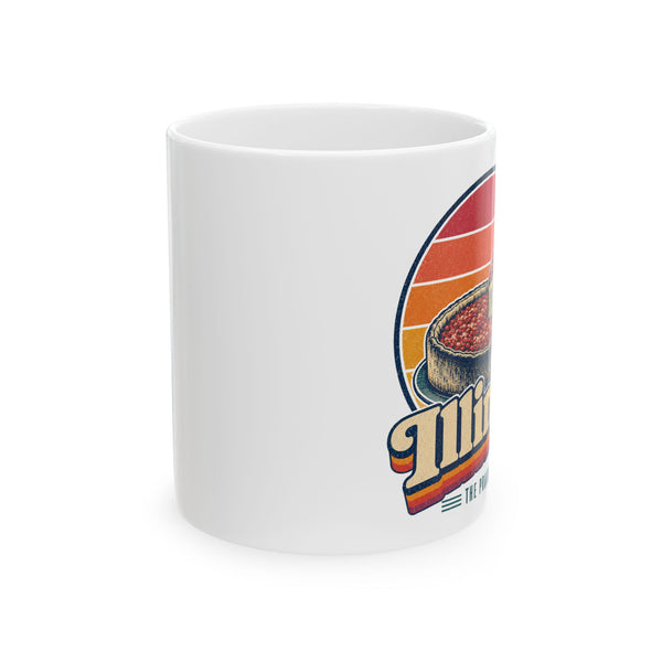 Illinois Deep Dish Pizza Mug
