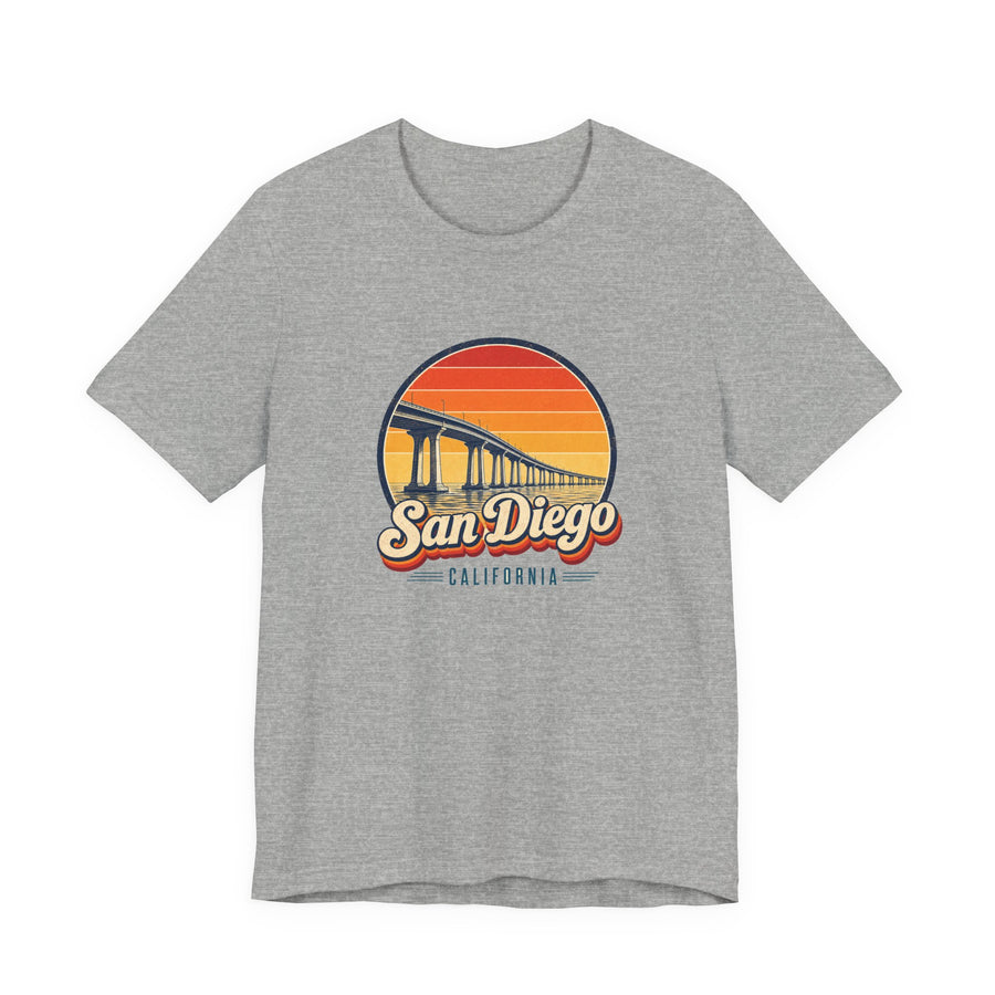 San Diego Retro Sunset Tee