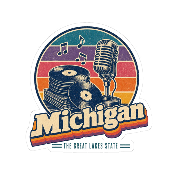Michigan Detroit Soul Records Sticker