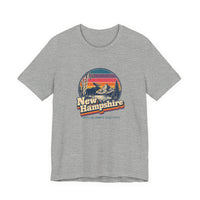 New Hampshire Retro Sunset Tee
